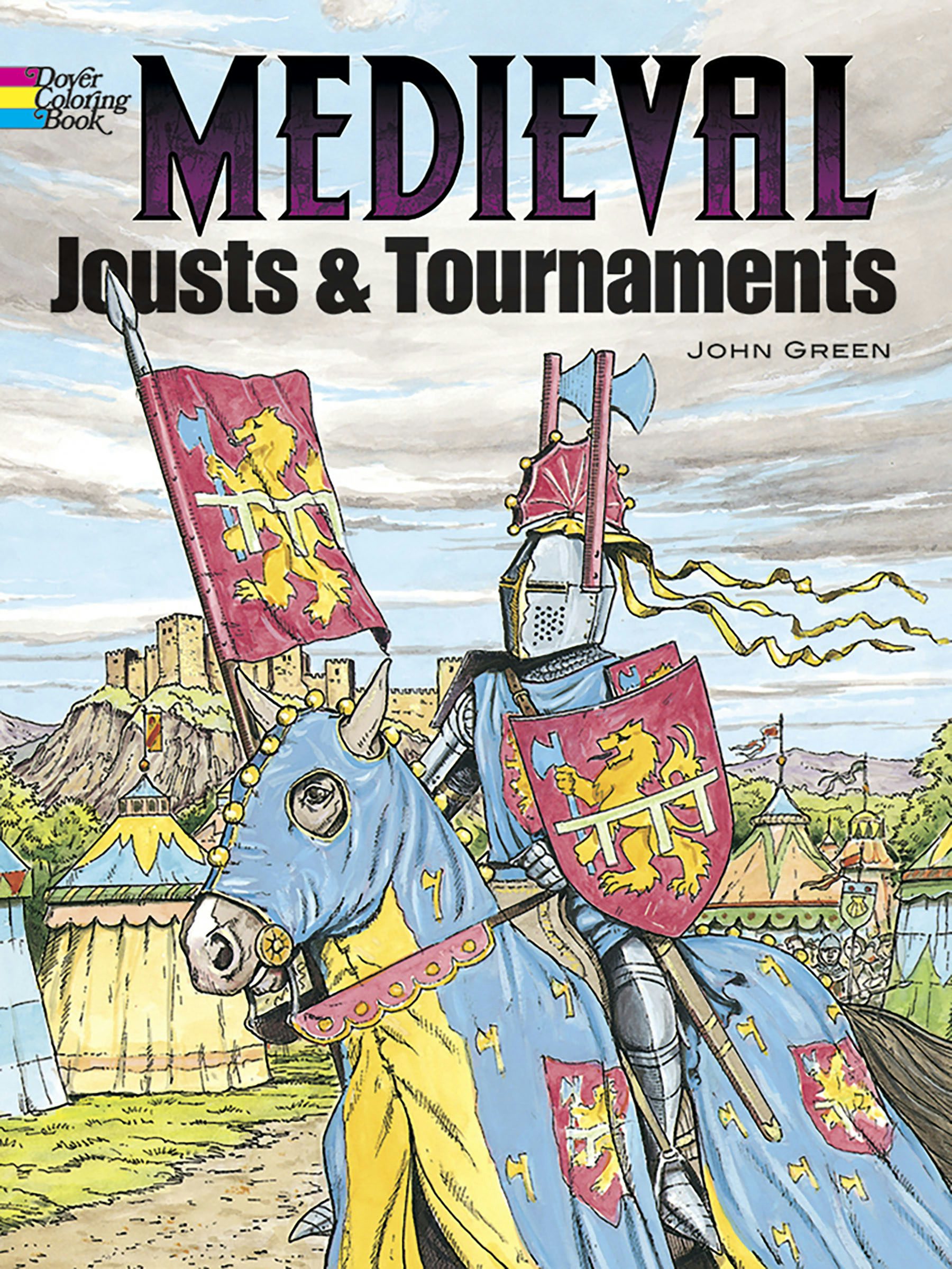 DVR Medieval Jousts & Tournaments Coloring Book