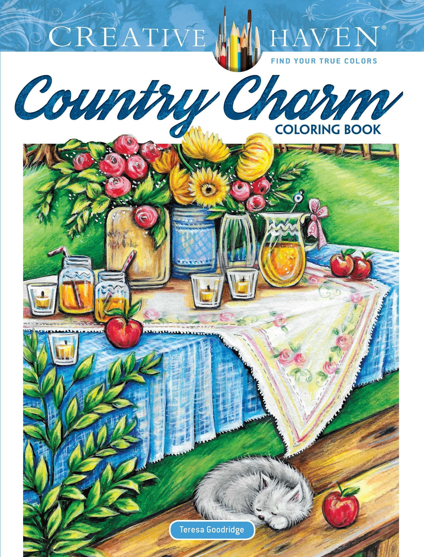 DVR Creative Haven® Coloring Book: Country Charm