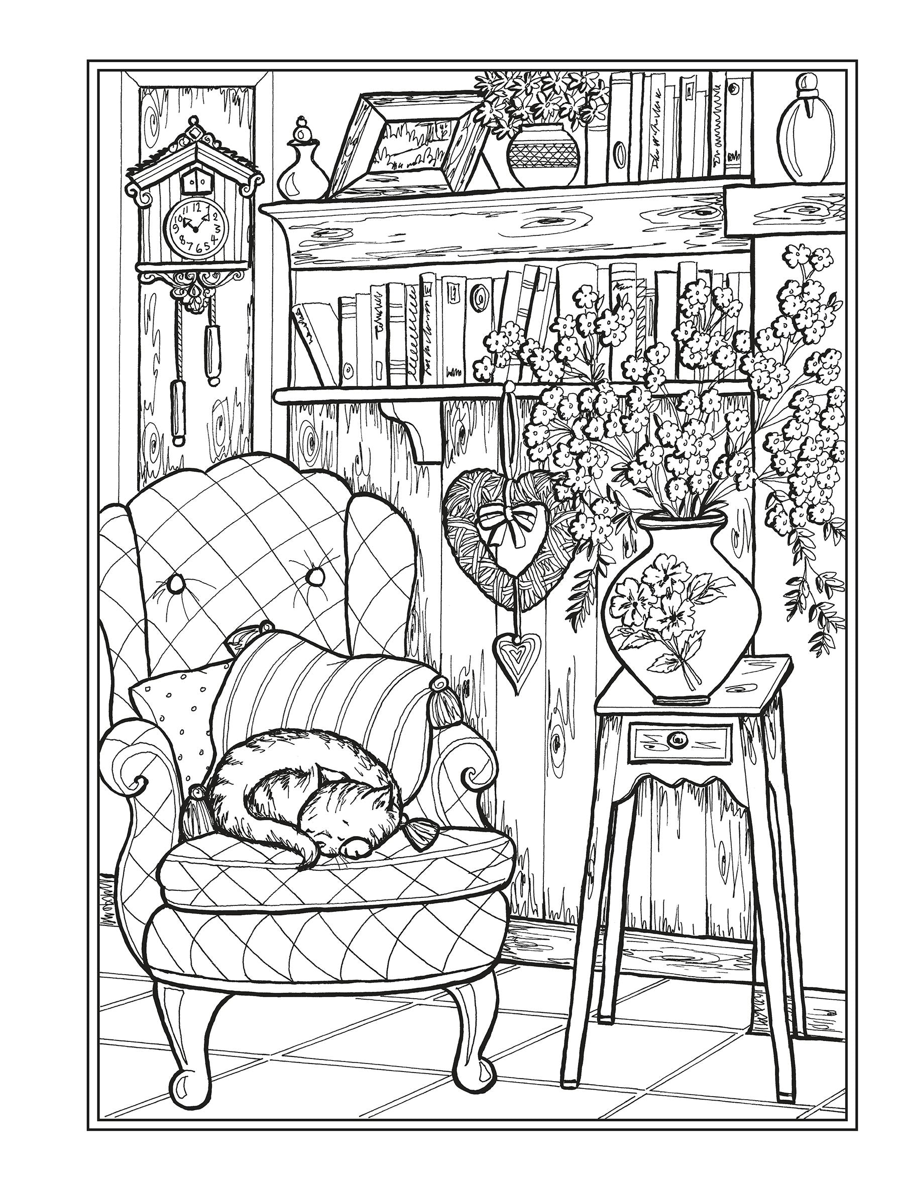 Creative Haven® Coloring Book: Home Sweet Home