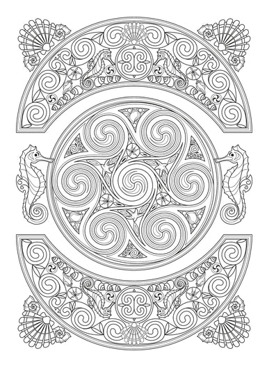 Creative Haven® Coloring Book: Celtic Nature Designs