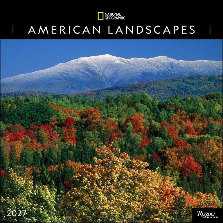 RZZLI National Geographic: American Landscapes 2027 Wall Calendar