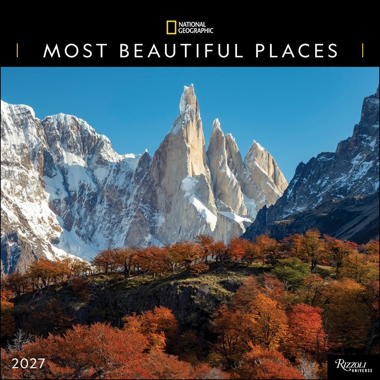 RZZLI National Geographic: Most Beautiful Places 2027 Wall Calendar