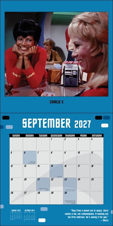 RZZLI Star Trek™ 2027 Wall Calendar: The Original Series