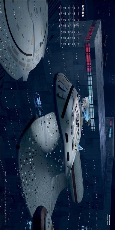 RZZLI Star Trek™ Ships of the Line 2027 Wall Calendar