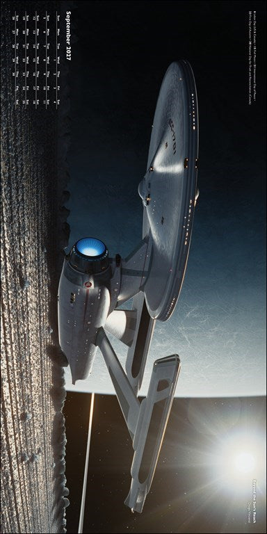 RZZLI Star Trek™ Ships of the Line 2027 Wall Calendar