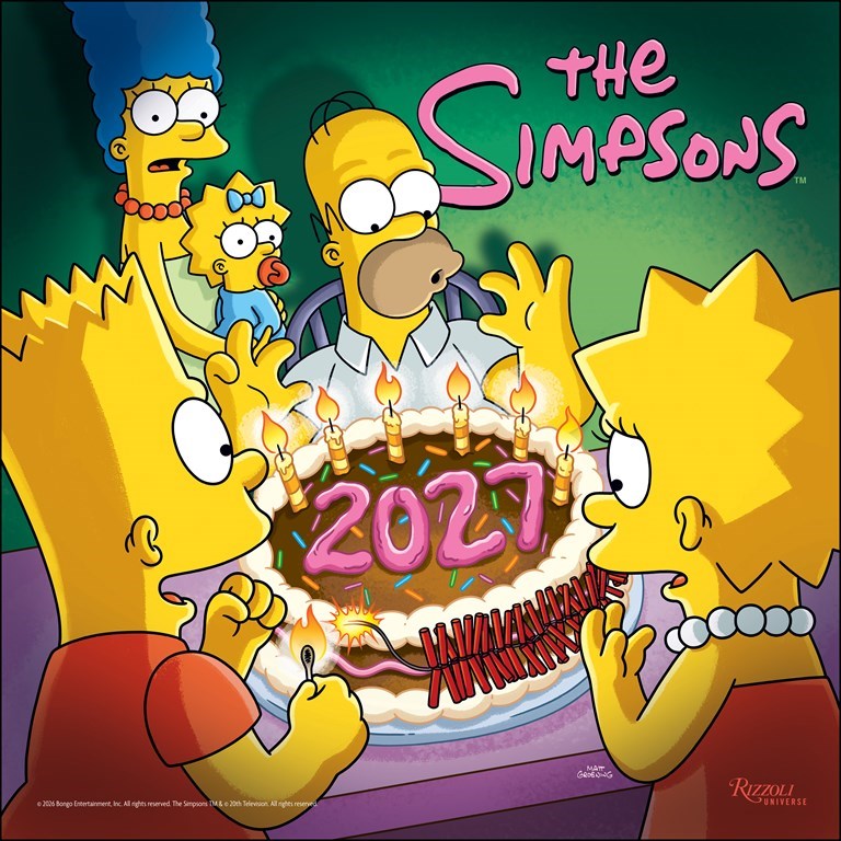RZZLI The Simpsons™ 2027 Wall Calendar