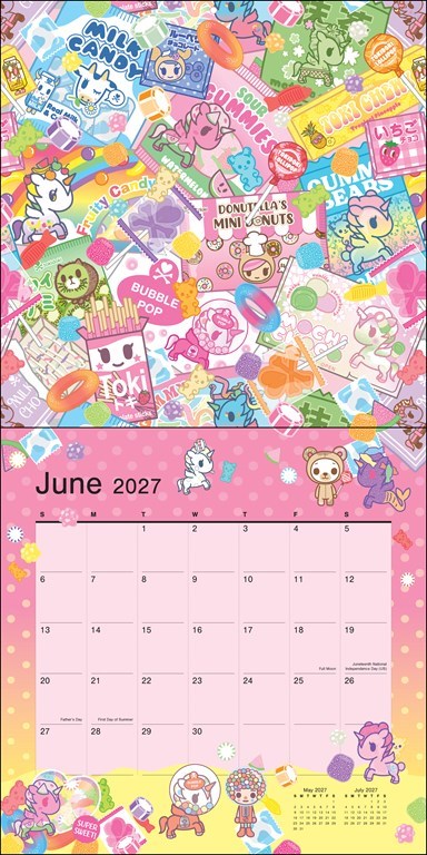 RZZLI tokidoki™ 2027 Wall Calendar