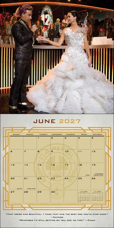 The Hunger Games 2027 Wall Calendar (Includes Full-Color Poster)