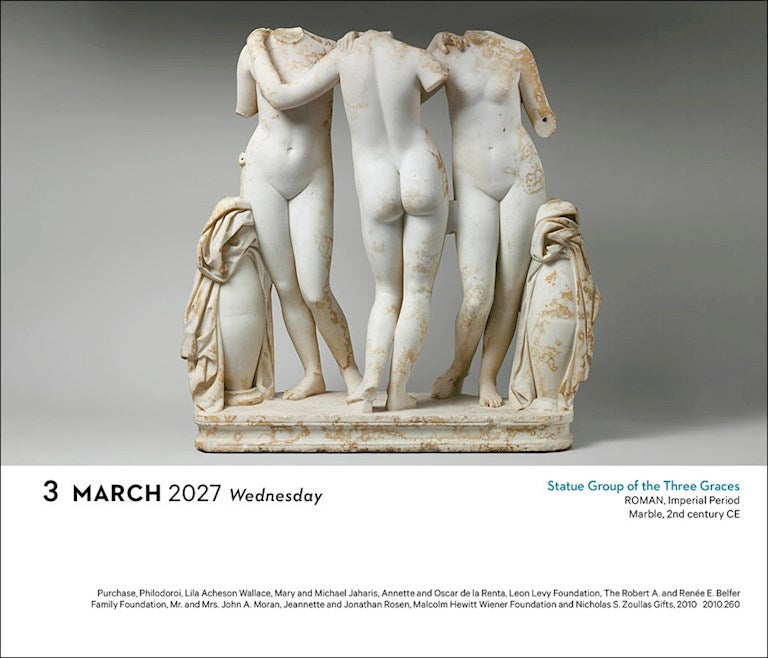 ABRMS The Met: Art 365 Days of Masterpieces 2027 Day-to-Day Calendar