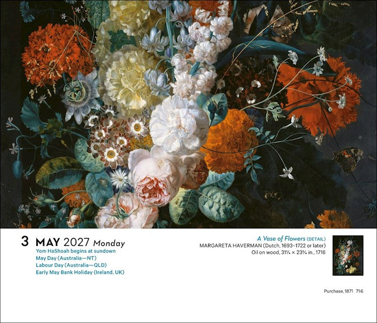 ABRMS The Met: Art 365 Days of Masterpieces 2027 Day-to-Day Calendar
