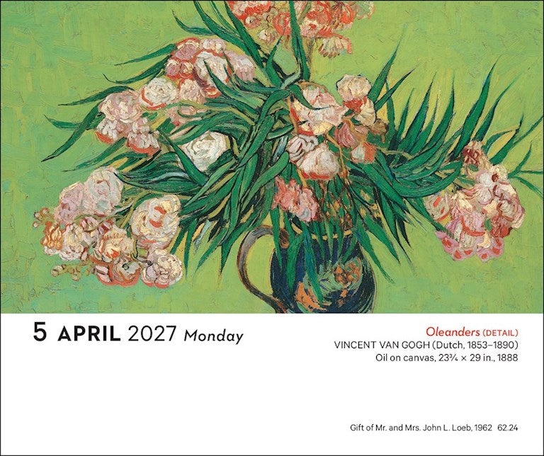 ABRMS The Met Impressionism and Post-Impressionism 2027 Day-to-Day Calendar
