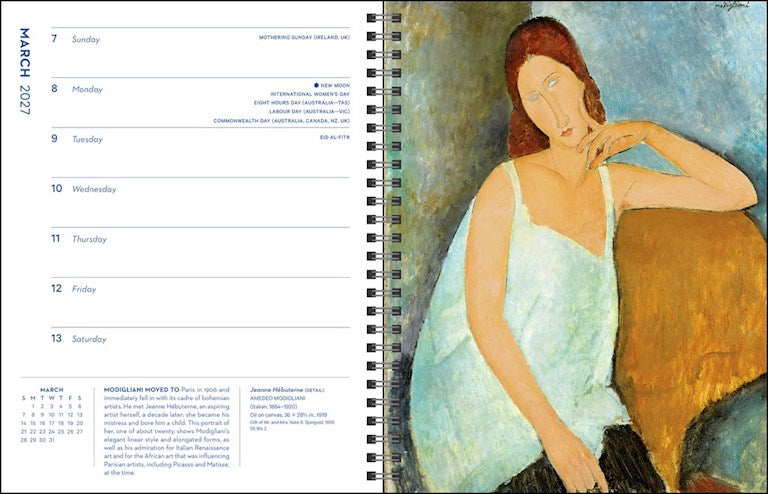 ABRMS The Met Masterpieces 12-Month 2027 Engagement Calendar