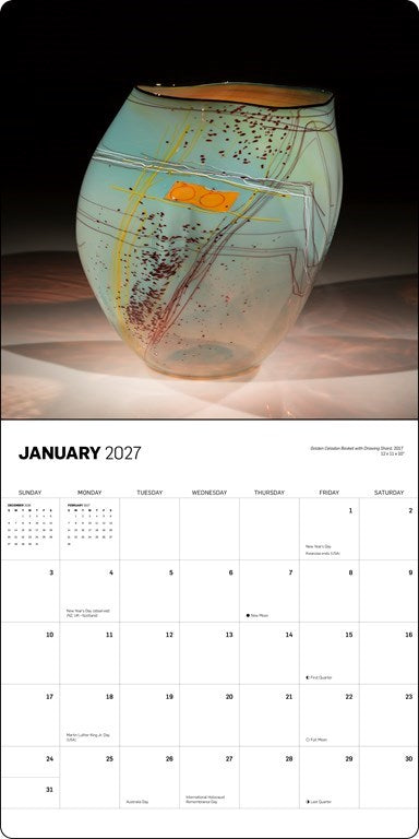 ABRMS Chihuly 2027 Wall Calendar