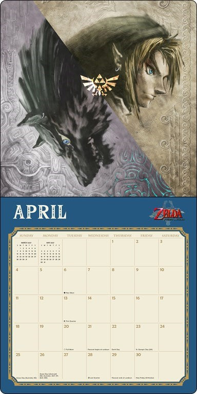 ABRMS Legend of Zelda™ 2027 Wall Calendar