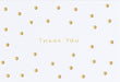 Boxed Thank You Cards - Gold Dots    