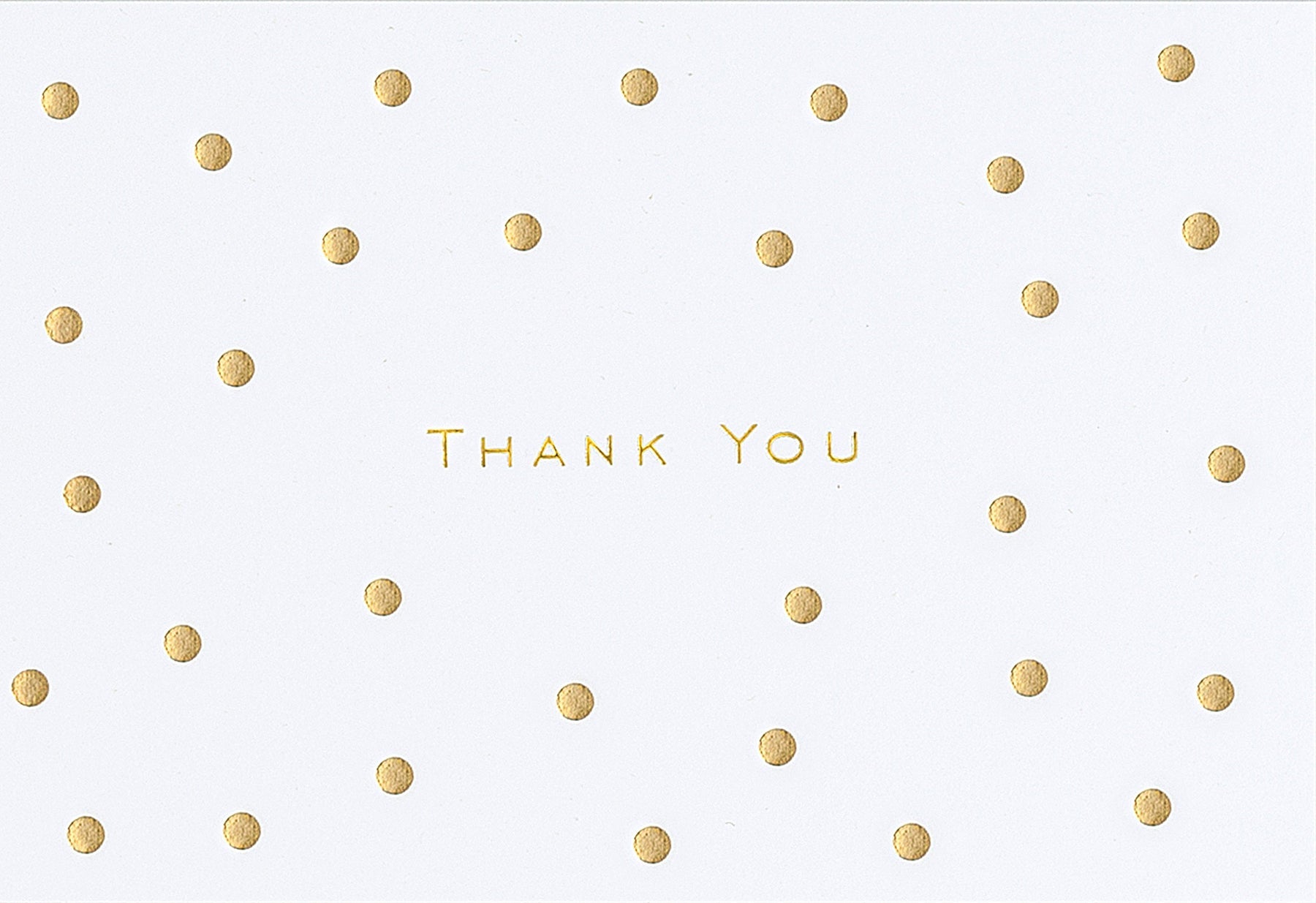Boxed Thank You Cards - Gold Dots    