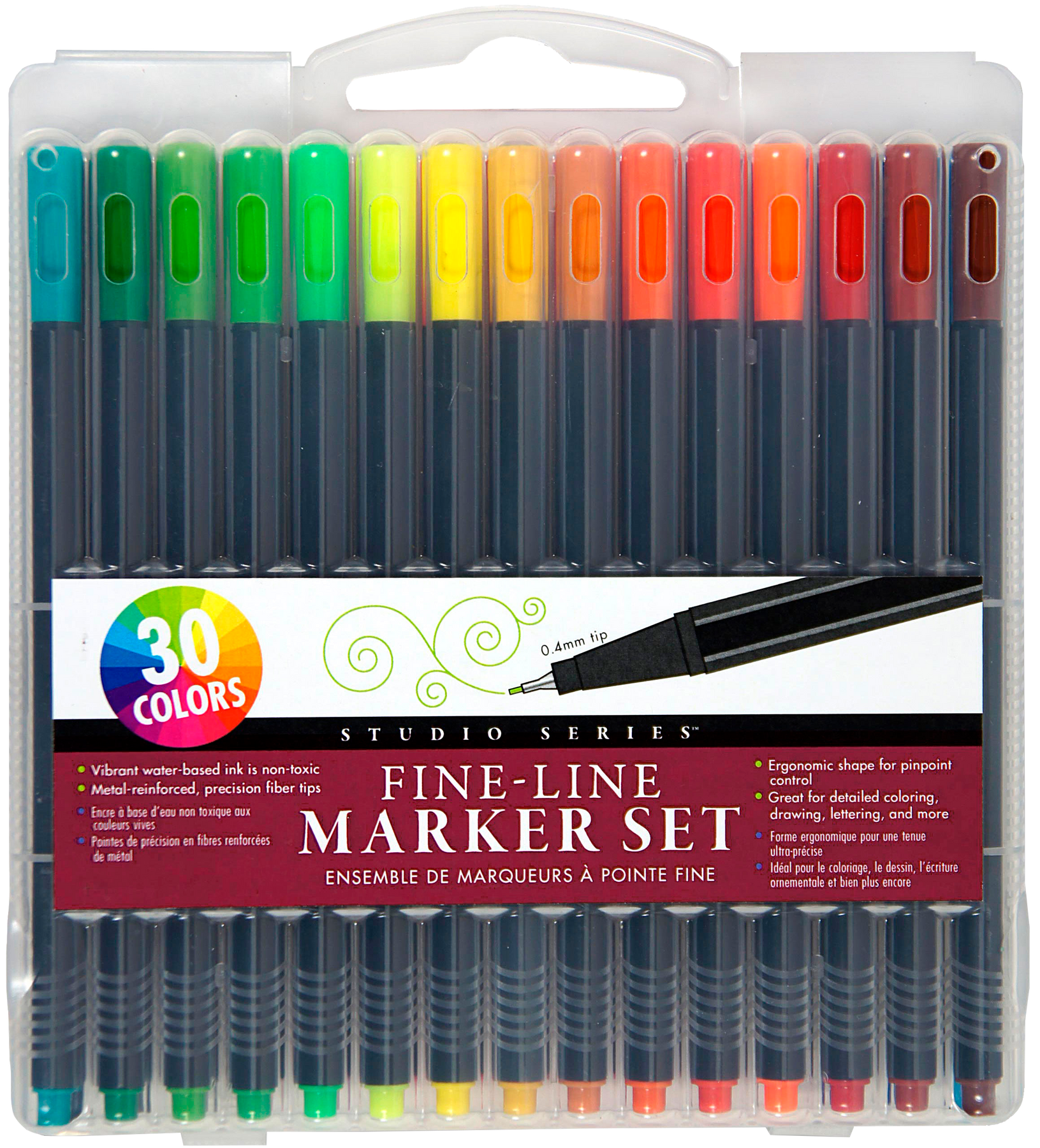 Fine Line Marker Set 30 Color Studio Series    