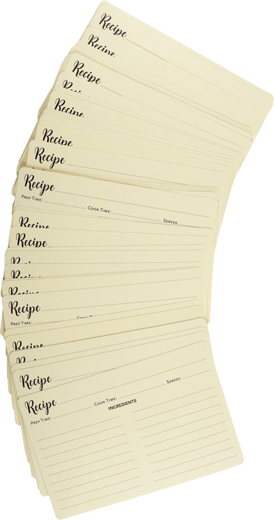 Recipe Card Refill Pack