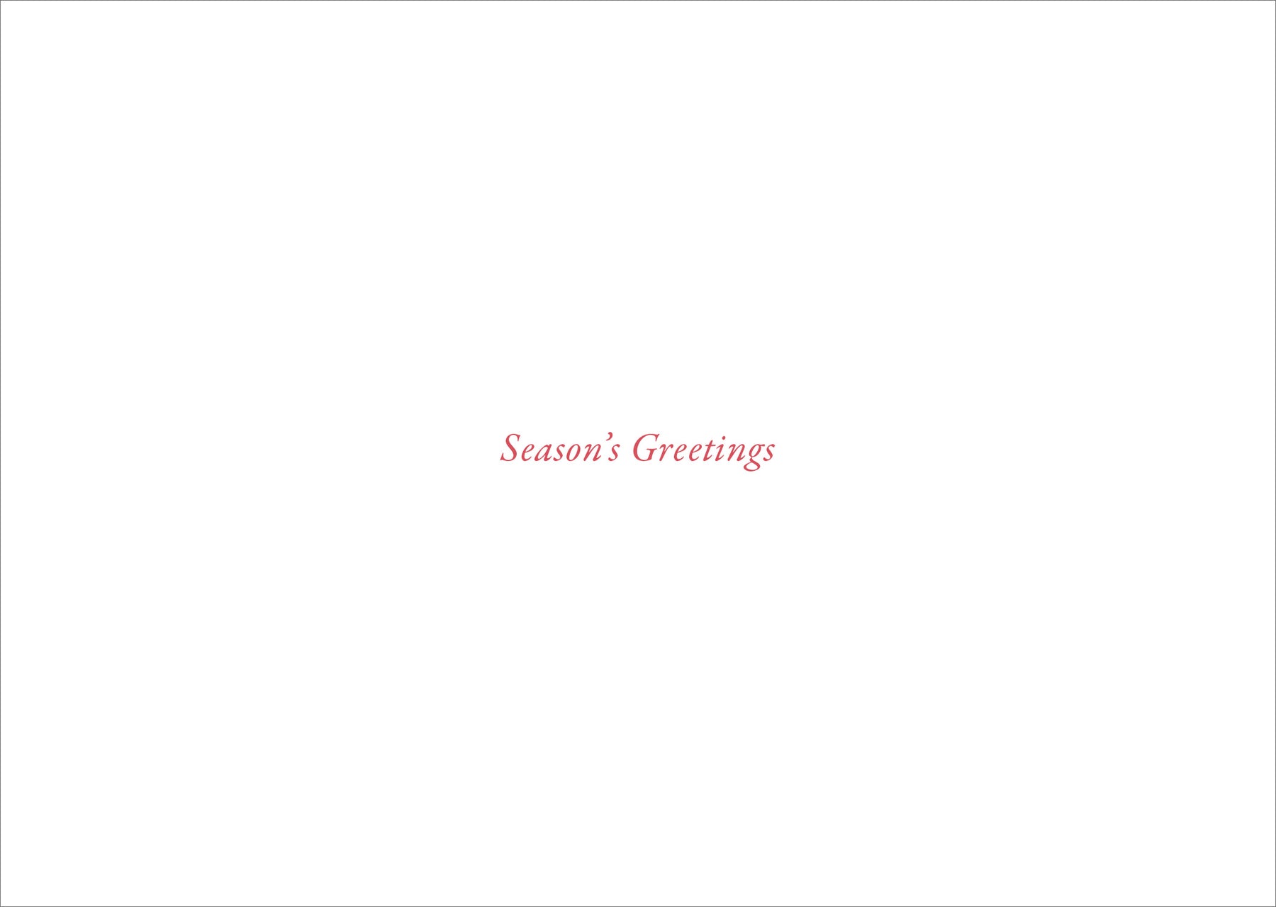 Merry Evergreens Deluxe Boxed Holiday Cards    