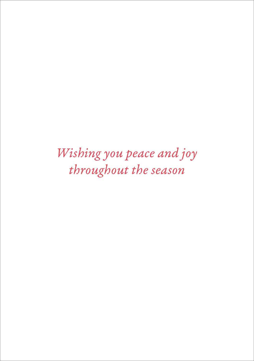 Spirit of Peace Boxed Holiday Cards    