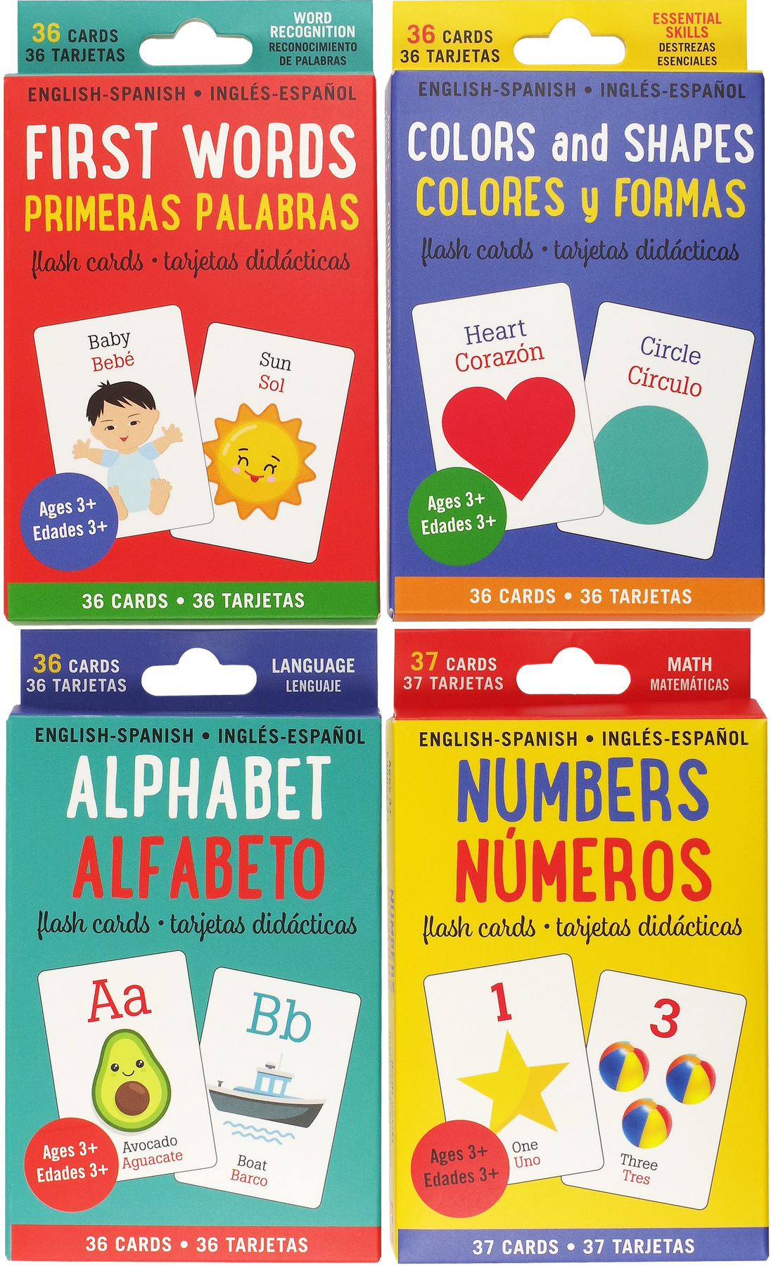 English-Spanish Flash Card Set