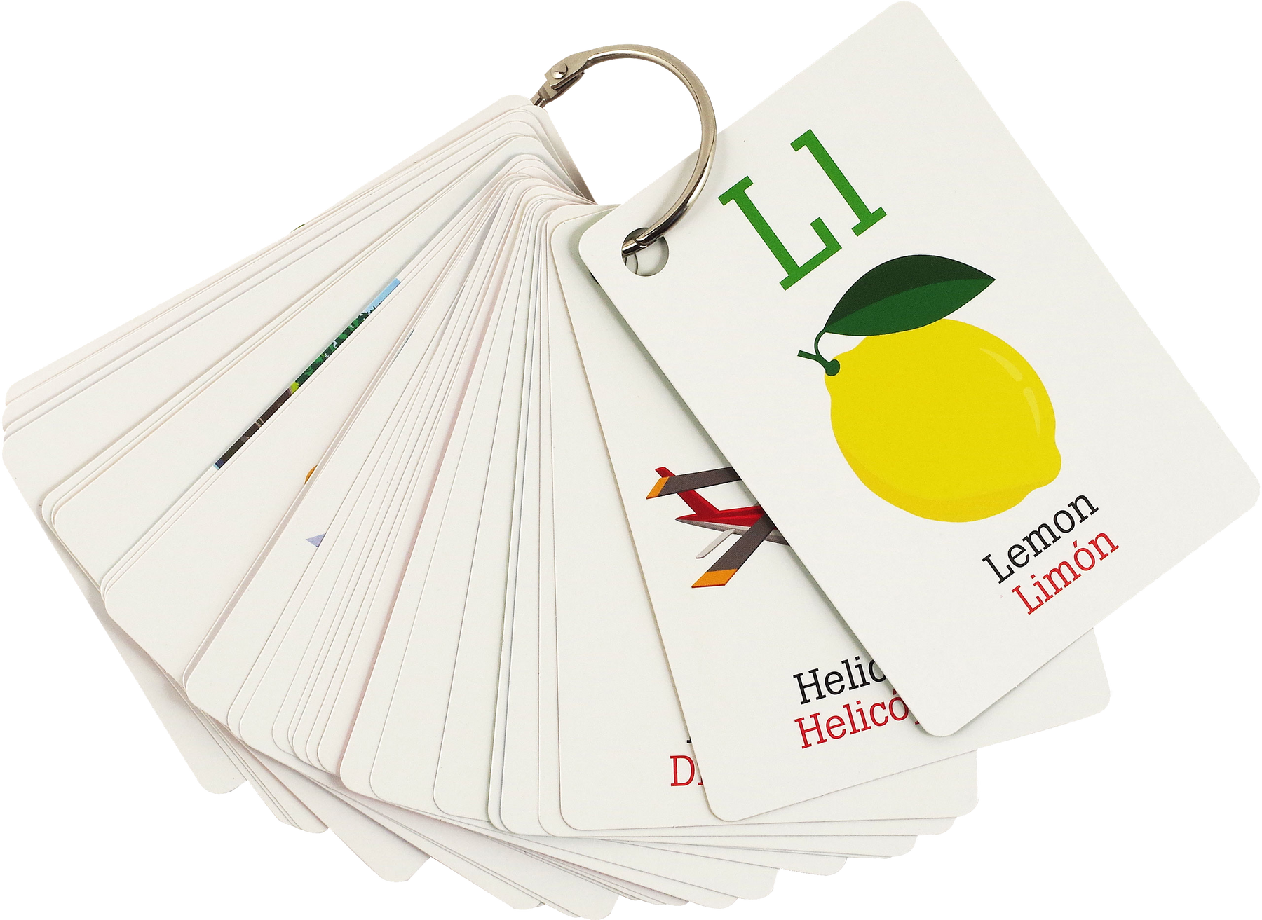English-Spanish Flash Card Set