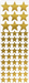 Foil Stars in 5 Colors Sticker Pack