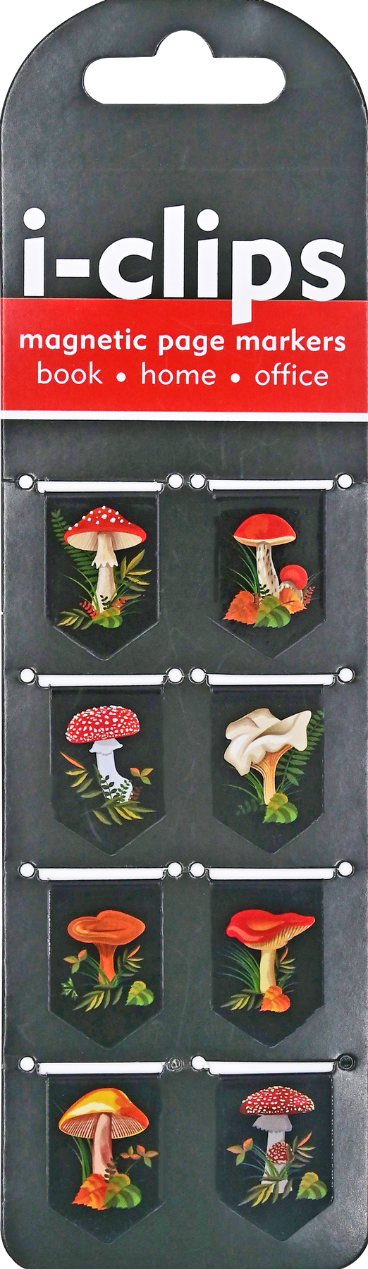 I-Clips Magnetic Page Markers - Mushrooms    