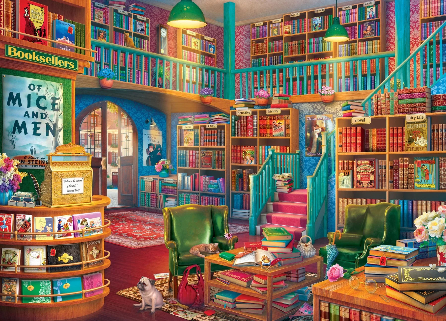 The Wonderful Bookshop 500 Piece Puzzle