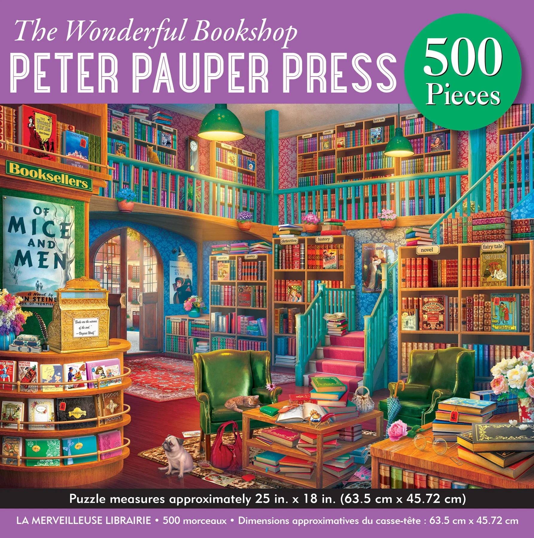 The Wonderful Bookshop 500 Piece Puzzle