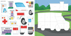 PTR My First Color By Sticker Cars, Trucks, & Trains