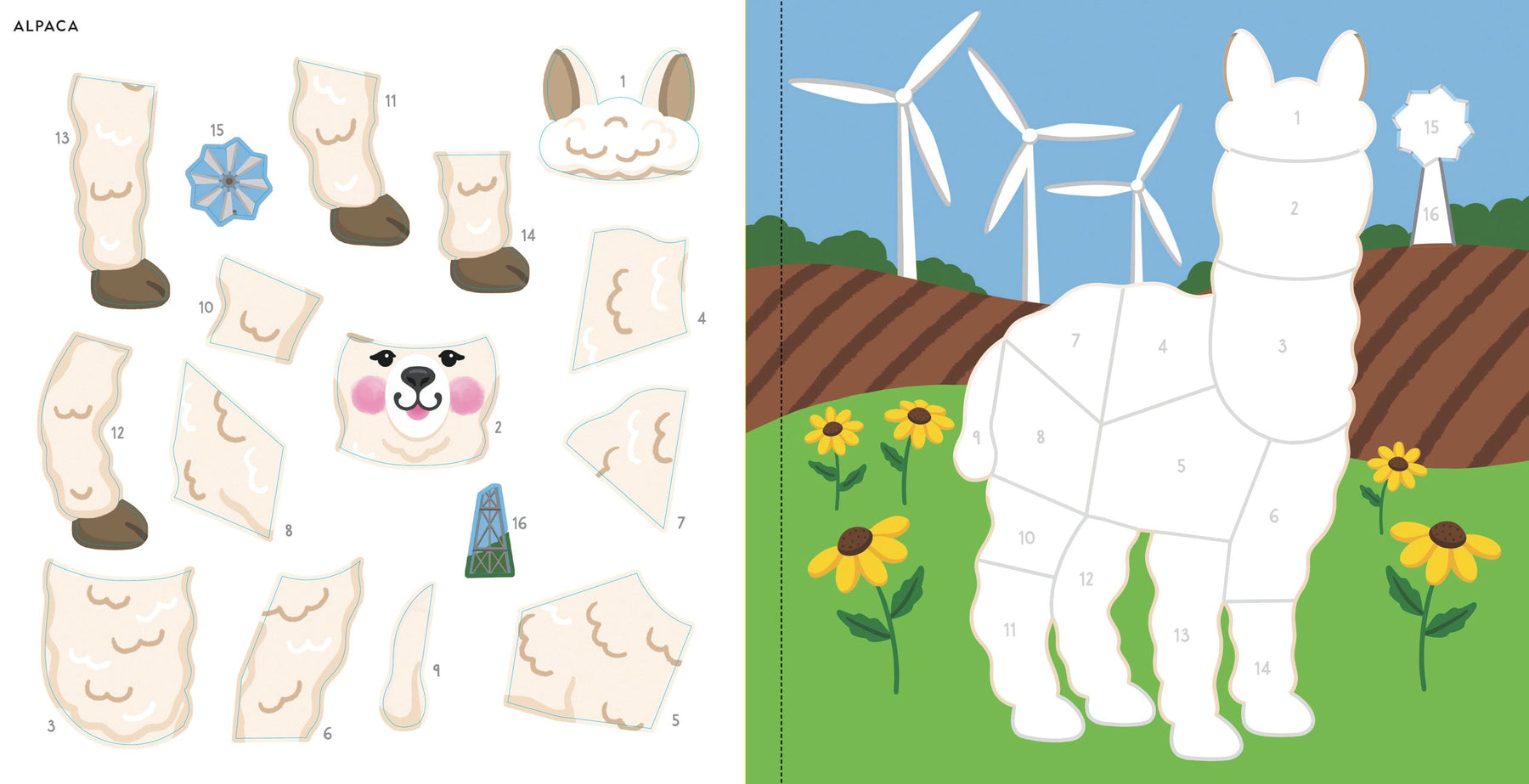 My First Color By Sticker Farm Animals