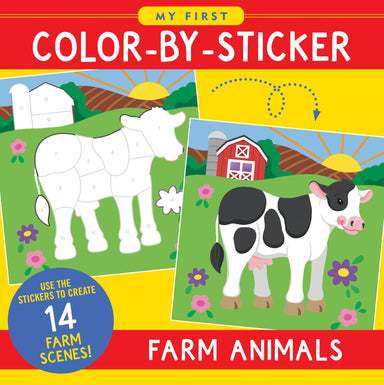 My First Color By Sticker Farm Animals