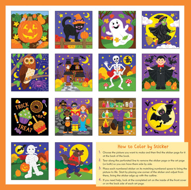 My First Color By Sticker Halloween