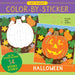 My First Color By Sticker Halloween