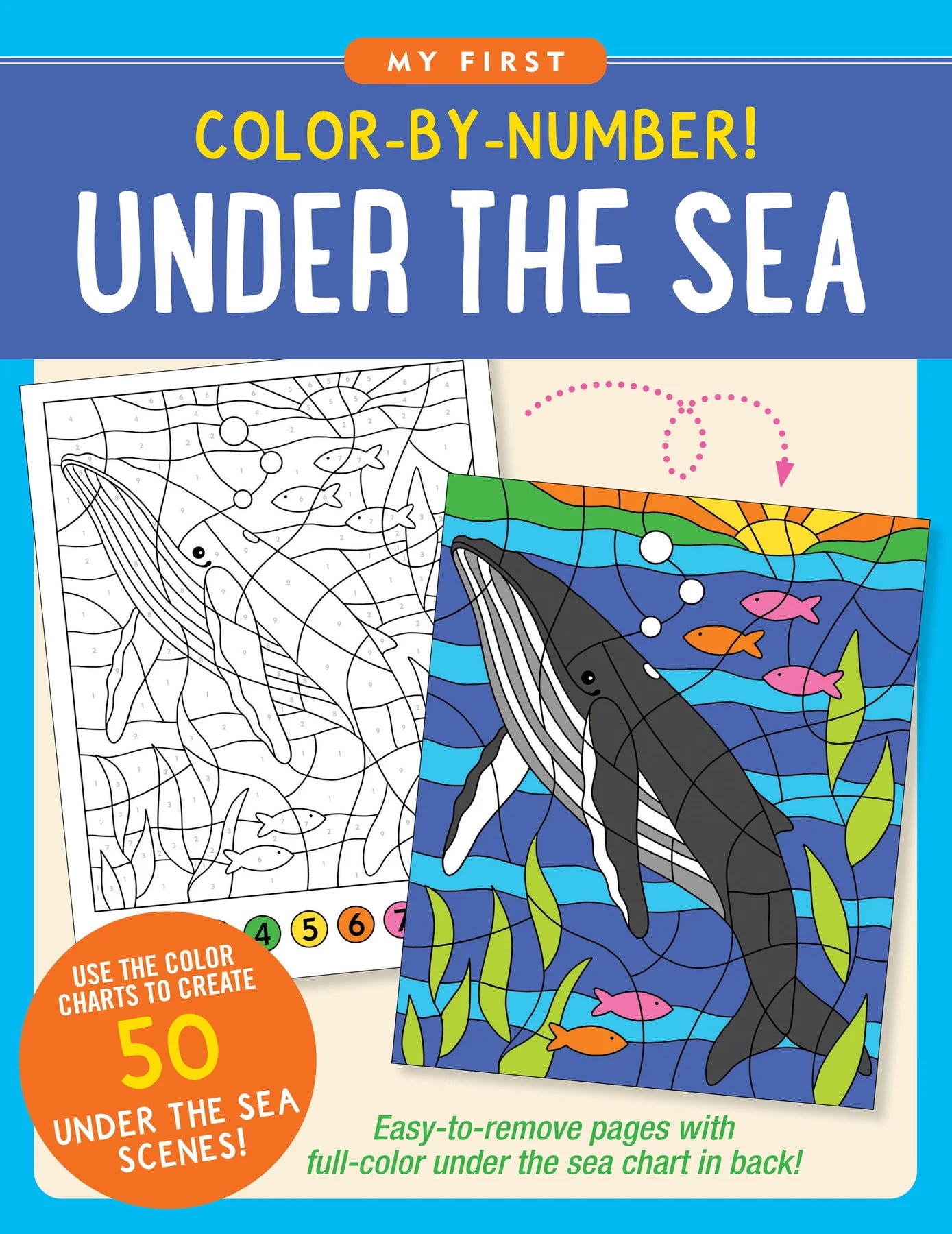 My First Color By Number! Under The Sea