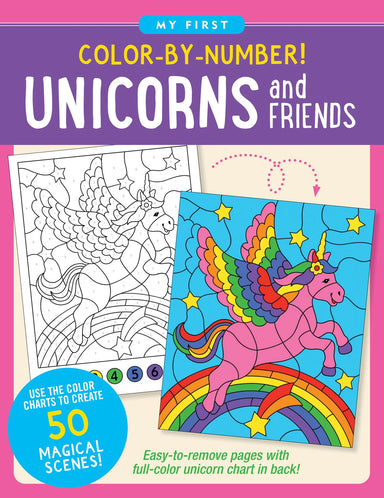 My First Color By Number! Unicorns and Friends