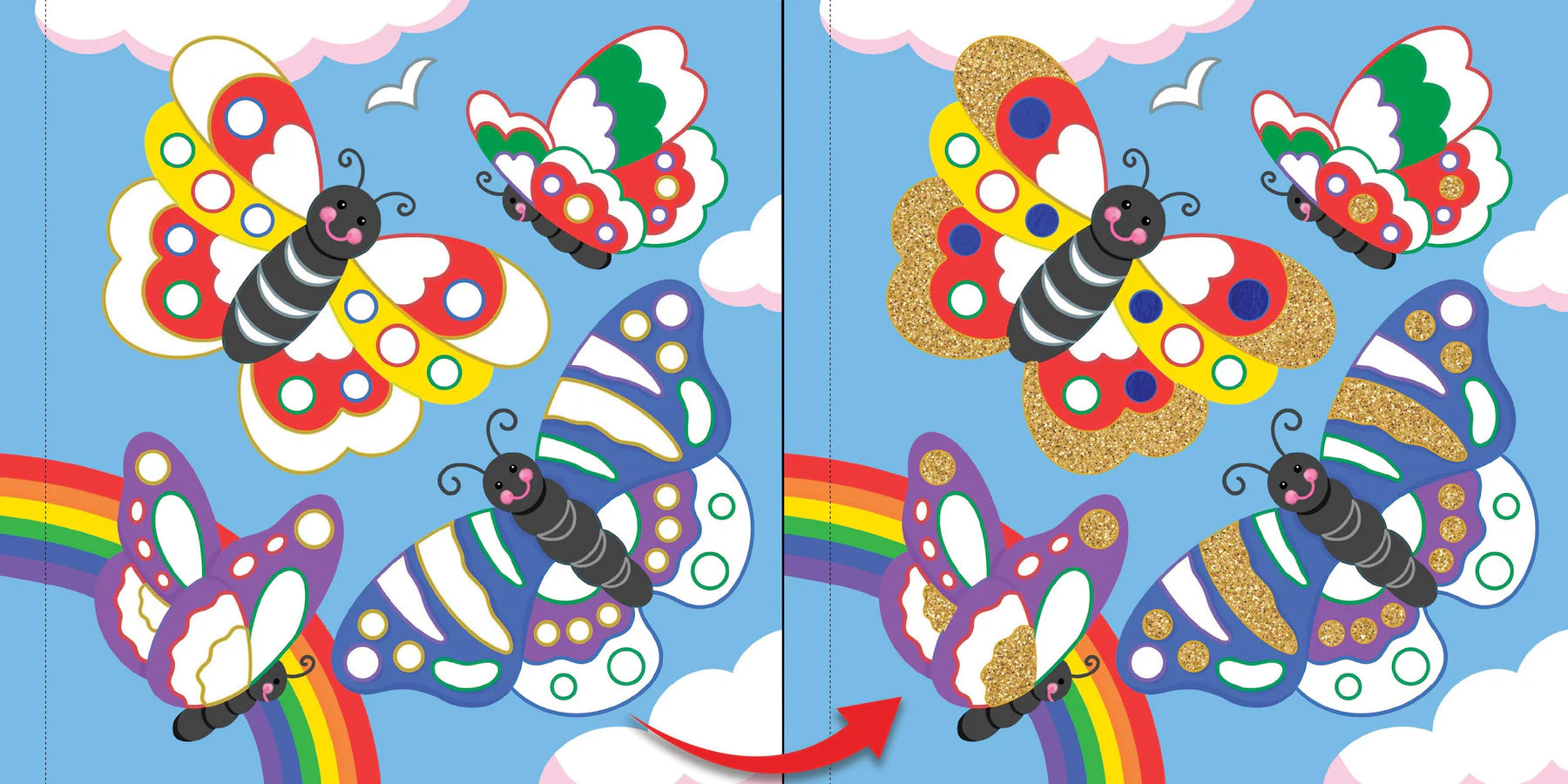 Color By Foil Sparkle and Shine Sticker Book