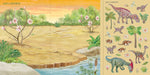 Dinosaur Sticker Scene