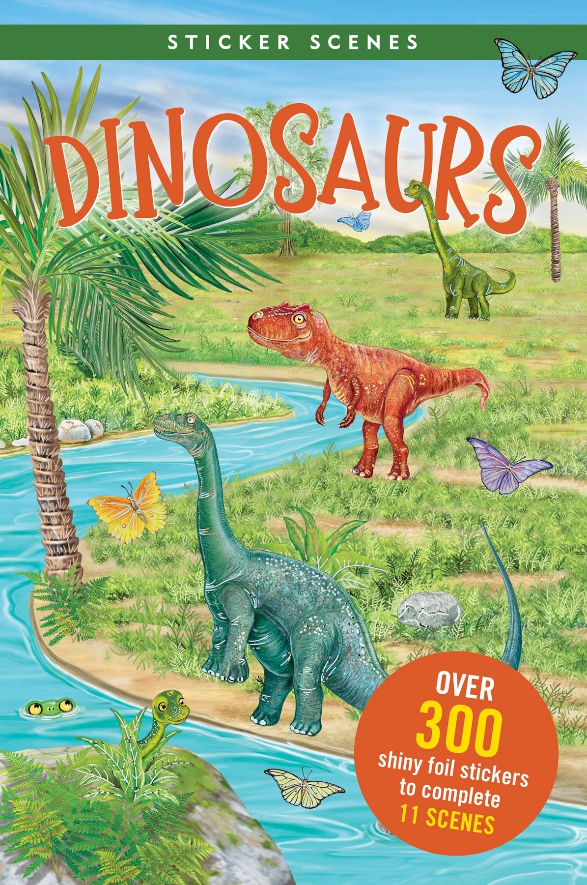 Dinosaur Sticker Scene
