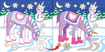 Color By Foil Unicorns Sticker Book