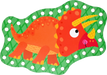 Dinosaurs Lacing Cards