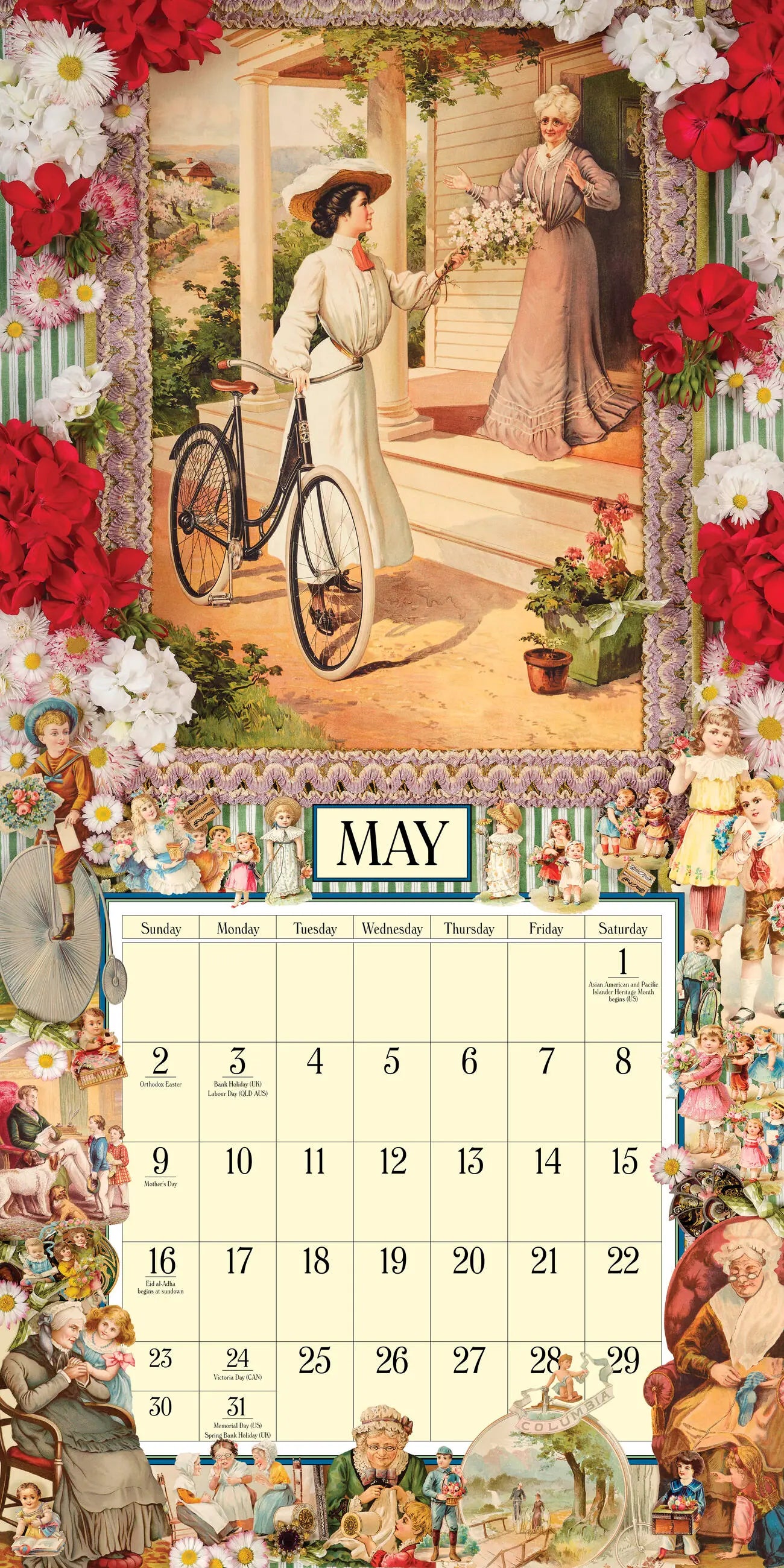 WRK Cynthia Hart’s Victoriana 2027 Wall Calendar