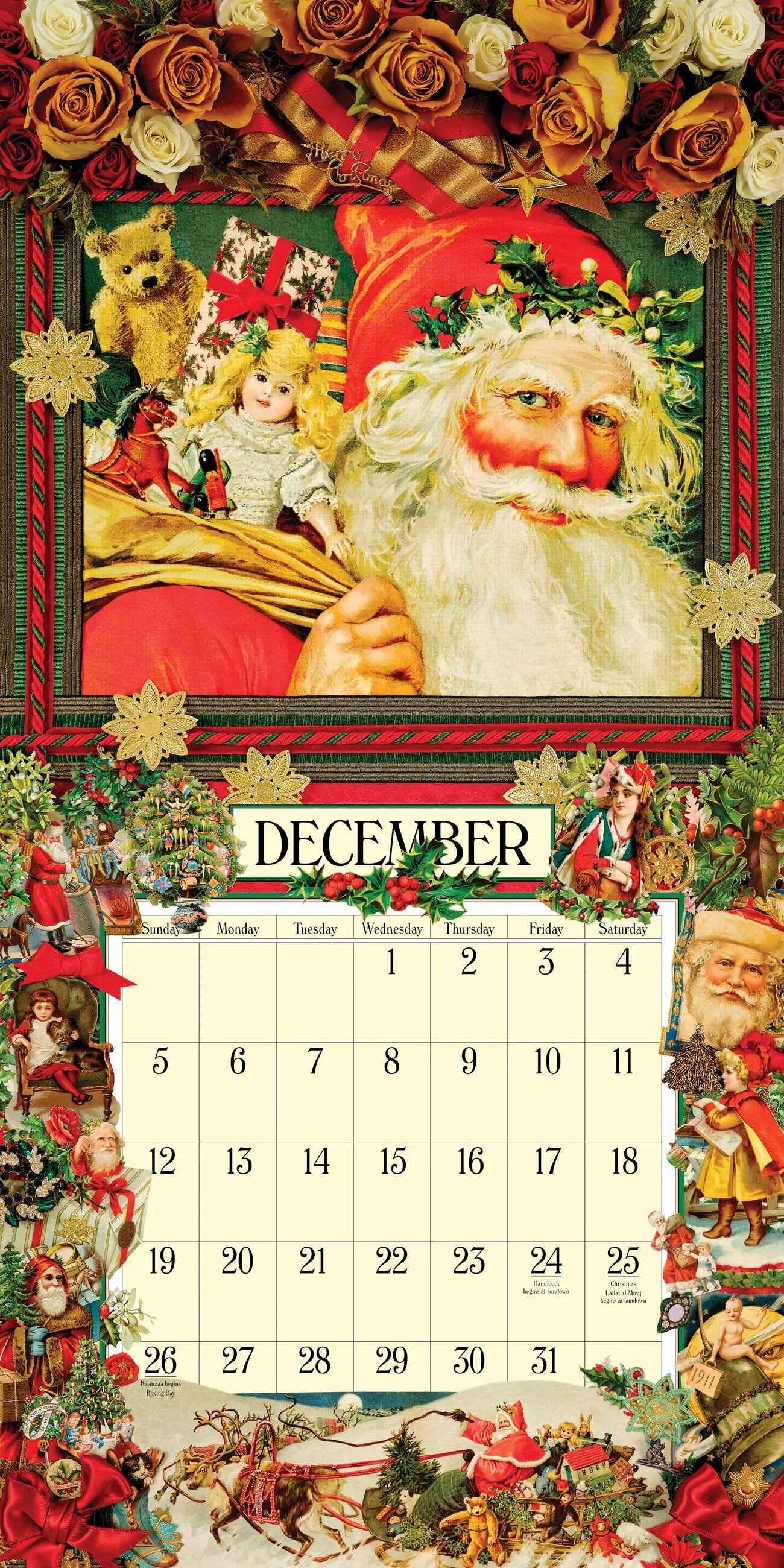 WRK Cynthia Hart’s Victoriana 2027 Wall Calendar