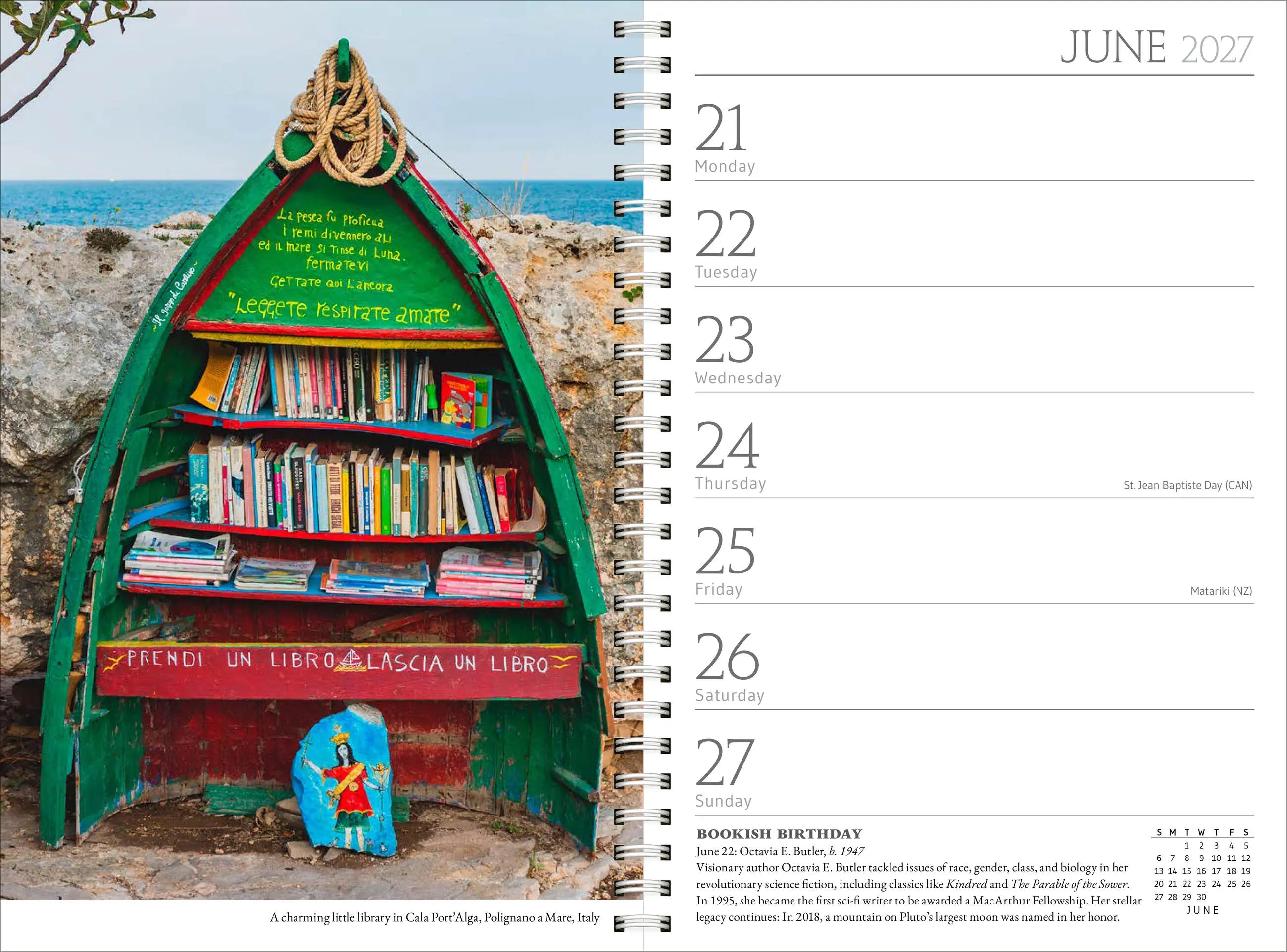 A Book Lover’s Year Engagement Calendar 2027