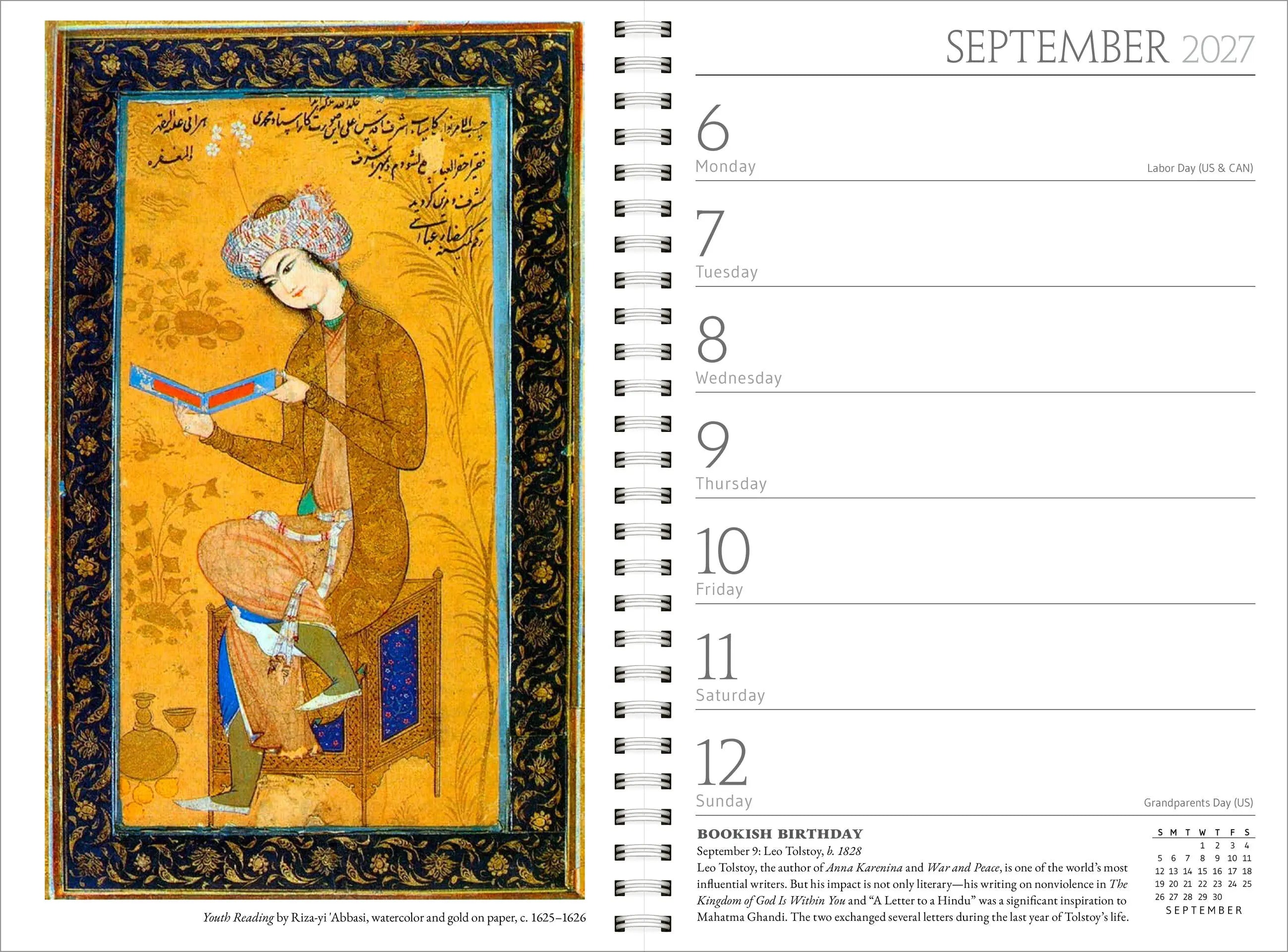 A Book Lover’s Year Engagement Calendar 2027