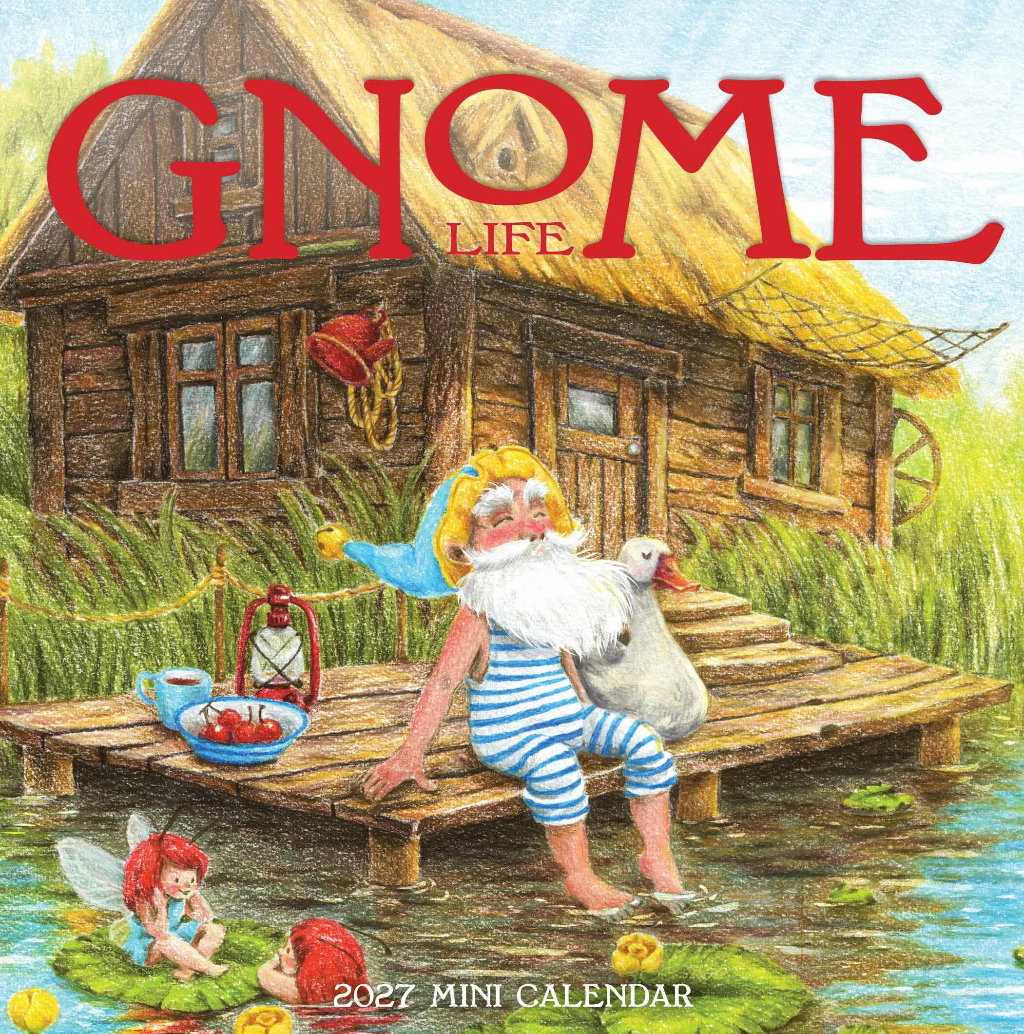 Gnome Life 2027 Mini Wall Calendar