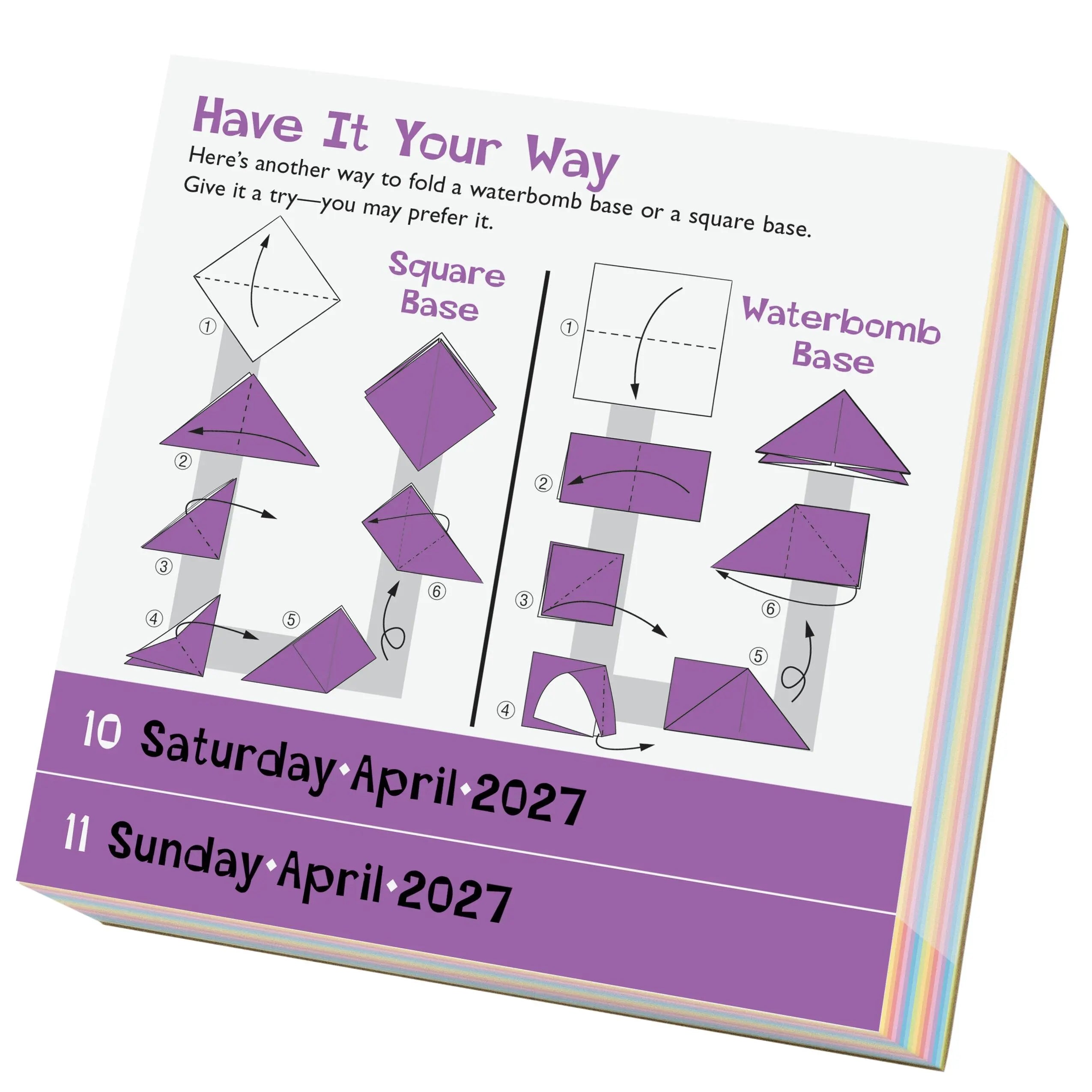 Origami 2027 Page-A-Day Calendar