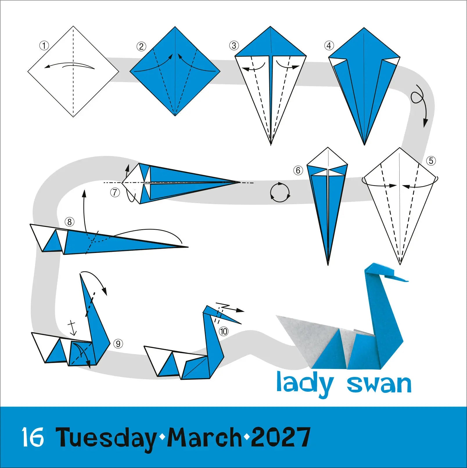 Origami 2027 Page-A-Day Calendar