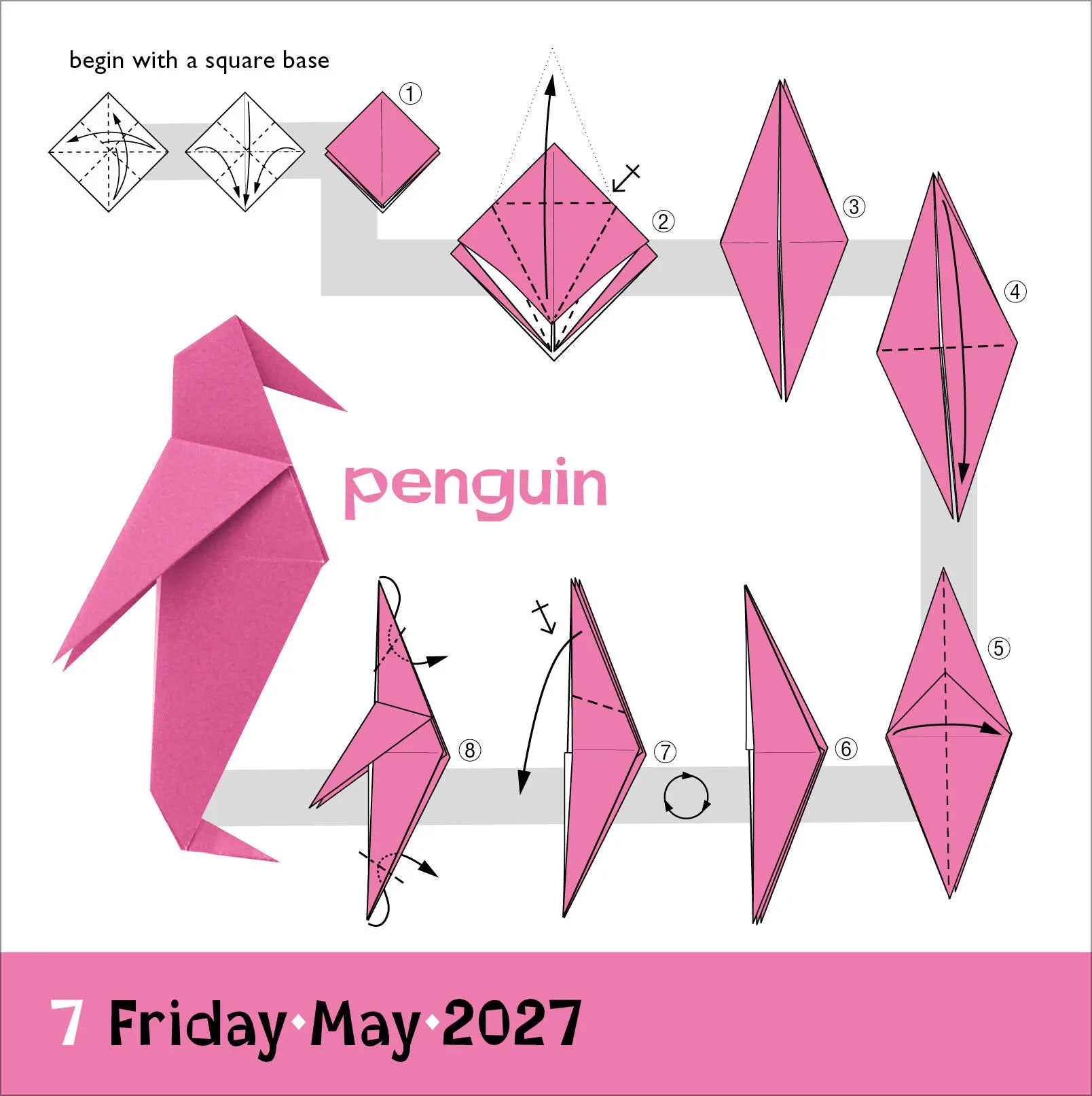 Origami 2027 Page-A-Day Calendar